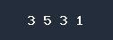 Security code image containing four digits